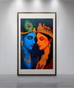 Radha Krishna on Canvas - Image 2